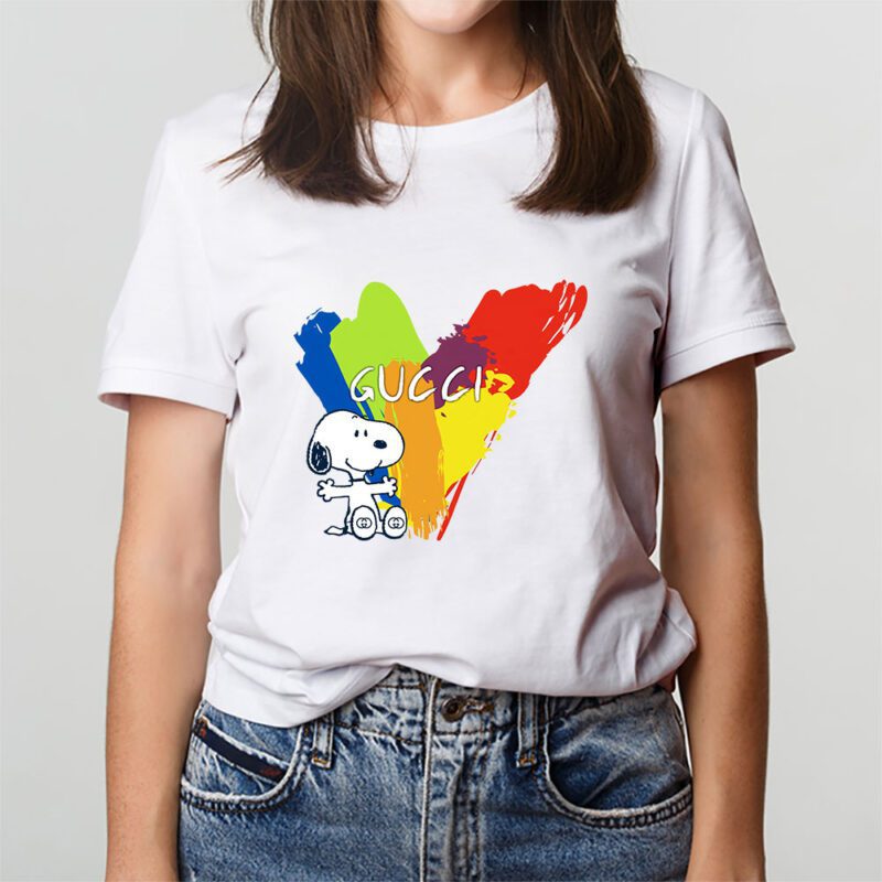 Snoopy Gucci Unisex T Shirt Cotton Tee TAT7216 3