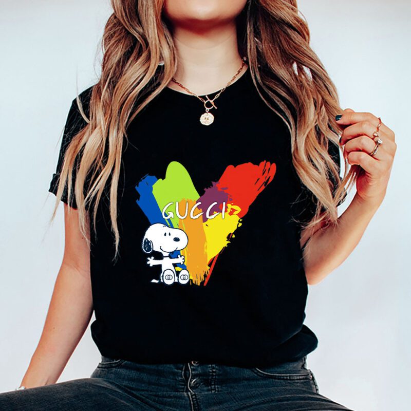 Snoopy Gucci Unisex T Shirt Cotton Tee TAT7216 5