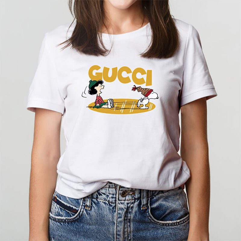 Snoopy Gucci Unisex T Shirt Cotton Tee TAT7217 3