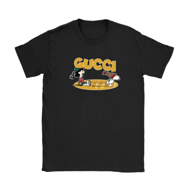 Snoopy Gucci Unisex T-Shirt Cotton Tee TAT7217