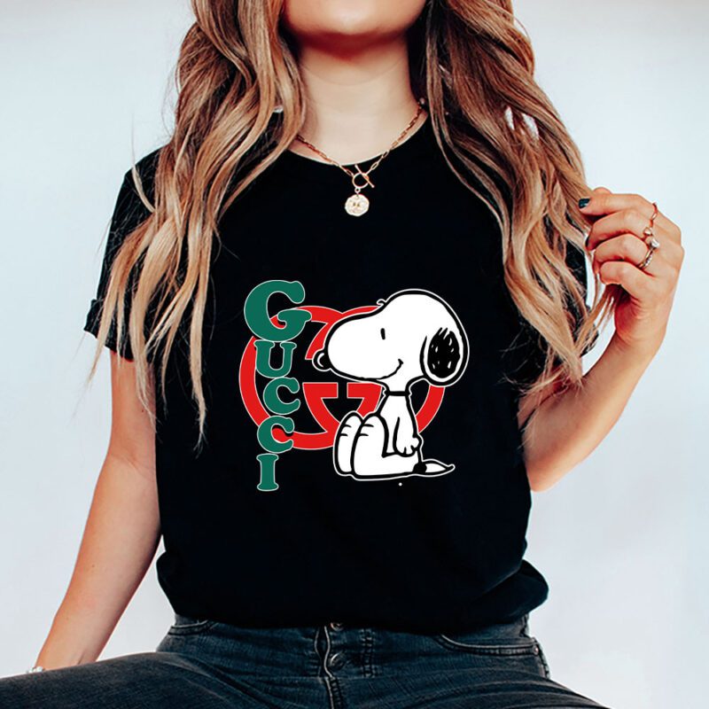 Snoopy Gucci Unisex T Shirt Cotton Tee TAT7219 5