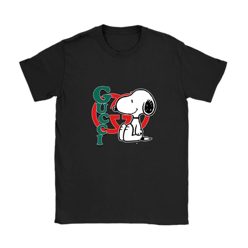 Snoopy Gucci Unisex T-Shirt Cotton Tee TAT7219