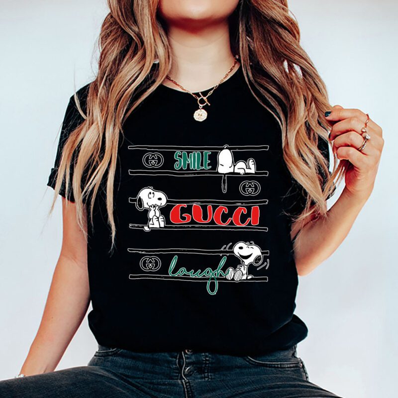 Snoopy Gucci Unisex T Shirt Cotton Tee TAT7220 5