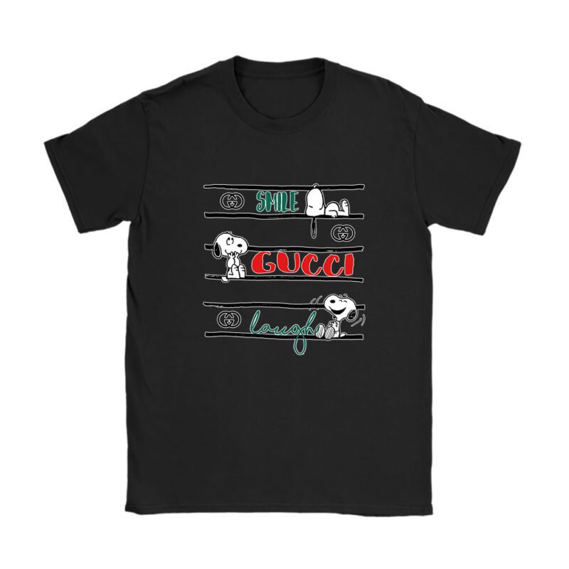 Snoopy Gucci Unisex T-Shirt Cotton Tee TAT7220