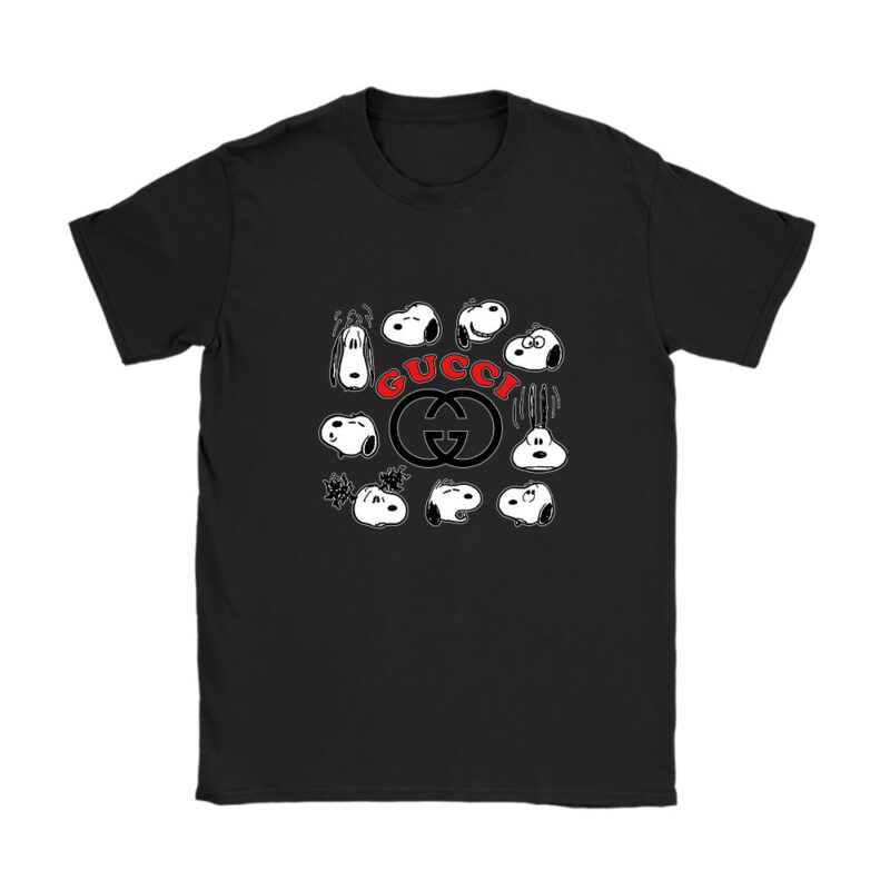 Snoopy Gucci Unisex T-Shirt Cotton Tee TAT7222