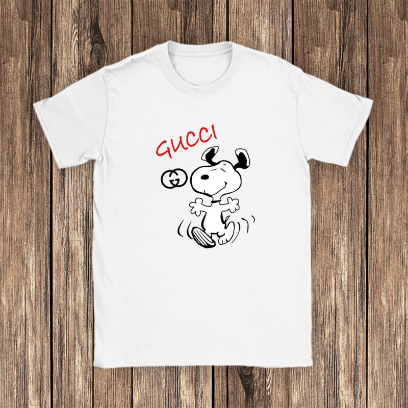 Snoopy Gucci Unisex T Shirt Cotton Tee TAT7660 1