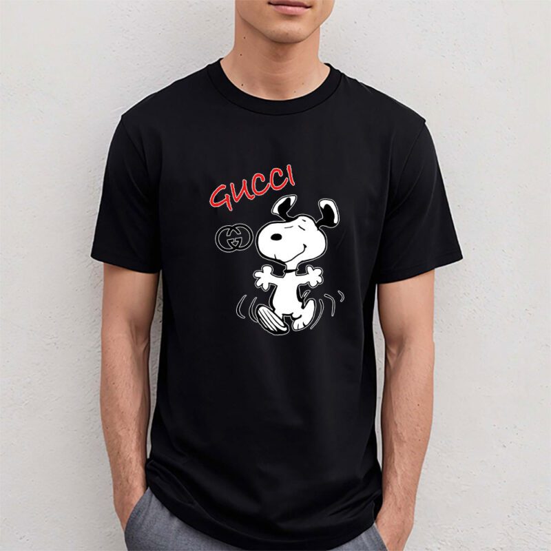 Snoopy Gucci Unisex T Shirt Cotton Tee TAT7660 4