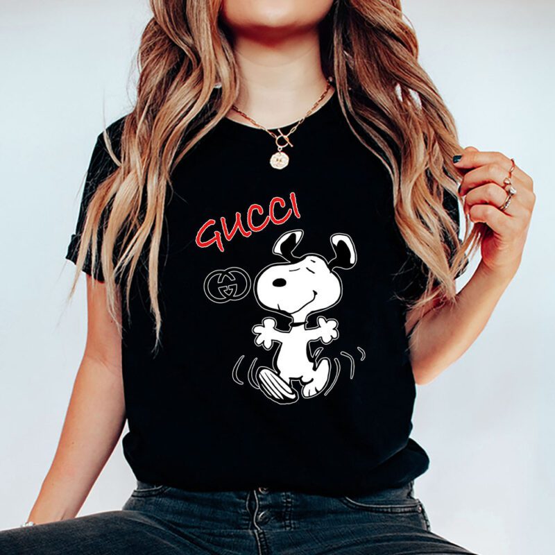 Snoopy Gucci Unisex T Shirt Cotton Tee TAT7660 5