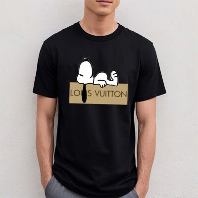 Snoopy Louis Vuitton Unisex T Shirt Cotton Tee TAT14412 4