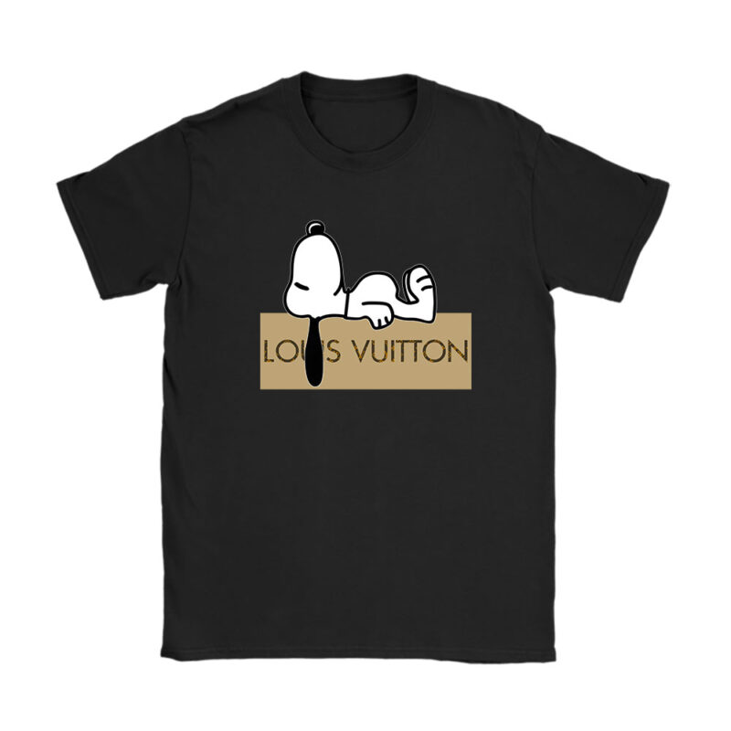 Snoopy Louis Vuitton Unisex T-Shirt Cotton Tee TAT14412