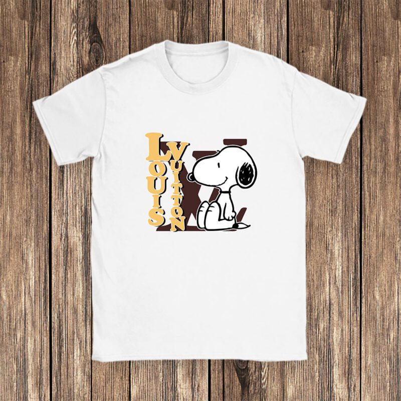 Snoopy Louis Vuitton Unisex T Shirt Cotton Tee TAT7266 1