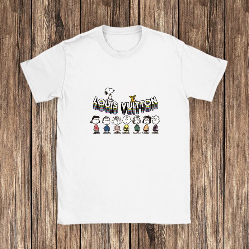 Snoopy Louis Vuitton Unisex T Shirt Cotton Tee TAT7268 1