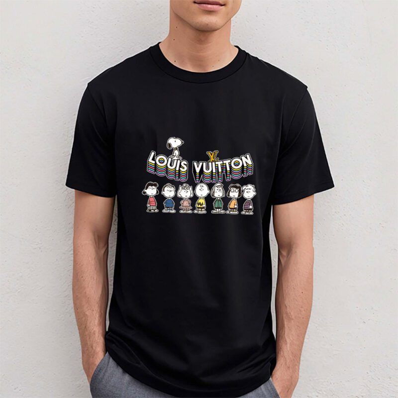 Snoopy Louis Vuitton Unisex T Shirt Cotton Tee TAT7268 4