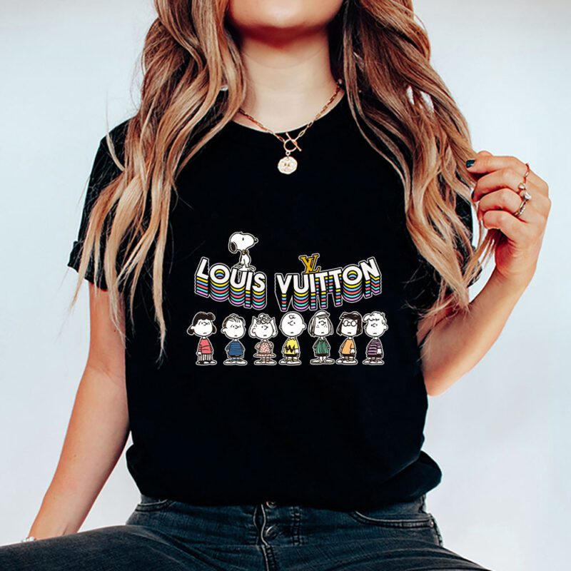 Snoopy Louis Vuitton Unisex T Shirt Cotton Tee TAT7268 5