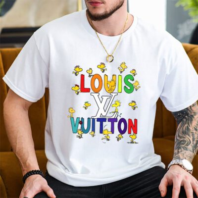 Snoopy Louis Vuitton Unisex T Shirt Cotton Tee TAT7269 2