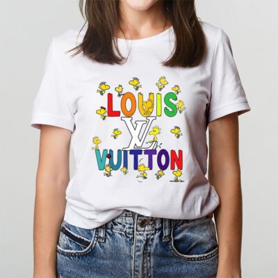 Snoopy Louis Vuitton Unisex T Shirt Cotton Tee TAT7269 3