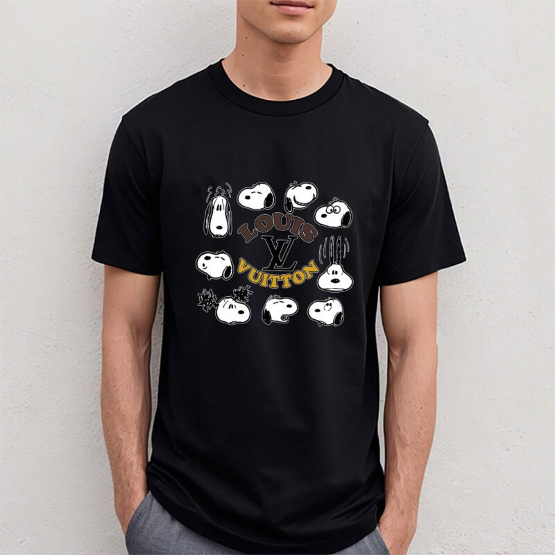 Snoopy Louis Vuitton Unisex T Shirt Cotton Tee TAT7271 4