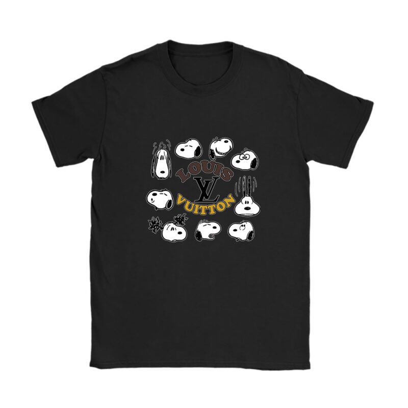 Snoopy Louis Vuitton Unisex T-Shirt Cotton Tee TAT7271