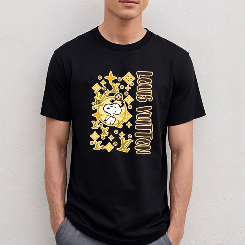 Snoopy Louis Vuitton Unisex T Shirt Cotton Tee TAT7272 4