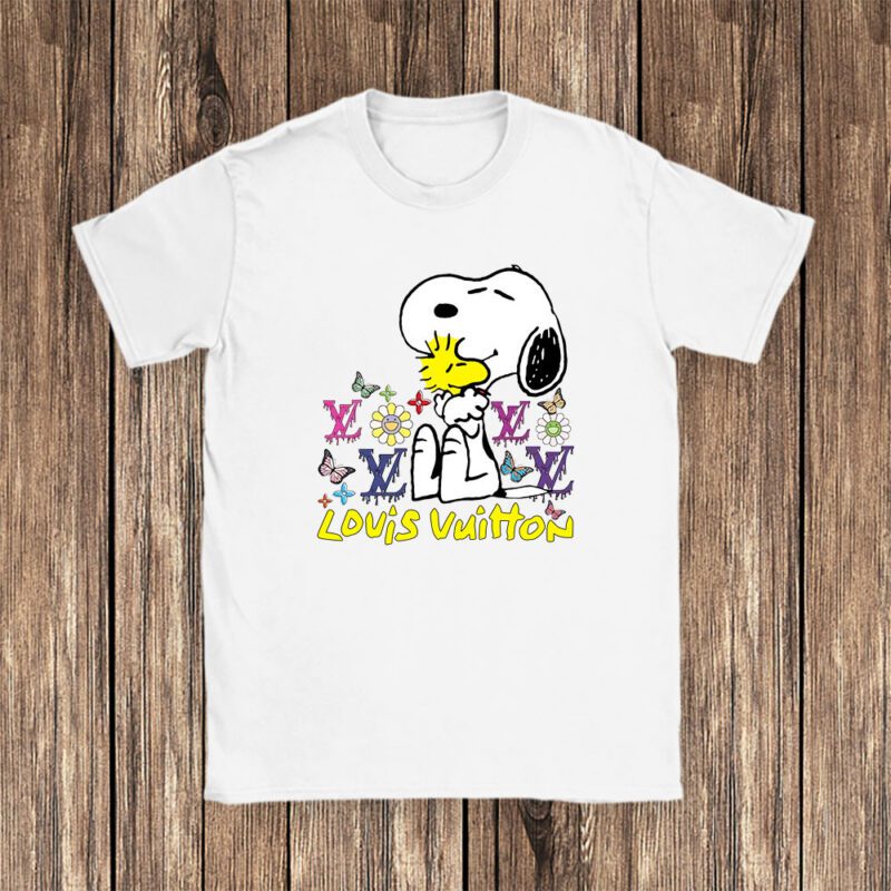 Snoopy Louis Vuitton Unisex T Shirt Cotton Tee TAT8400 1
