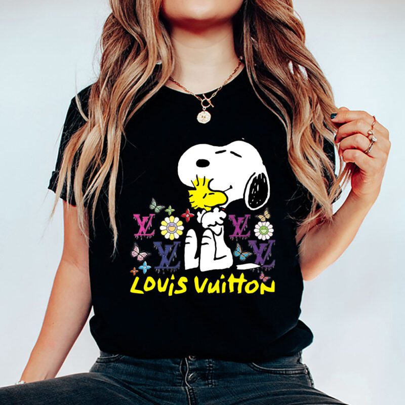 Snoopy Louis Vuitton Unisex T Shirt Cotton Tee TAT8400 5