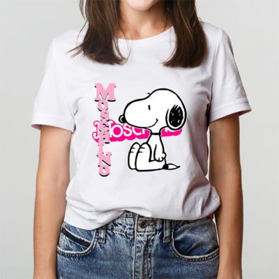 Snoopy Moschino Unisex T-Shirt Cotton Tee TAT7276 3 Snoopy Moschino Unisex T Shirt Cotton Tee TAT7276 3