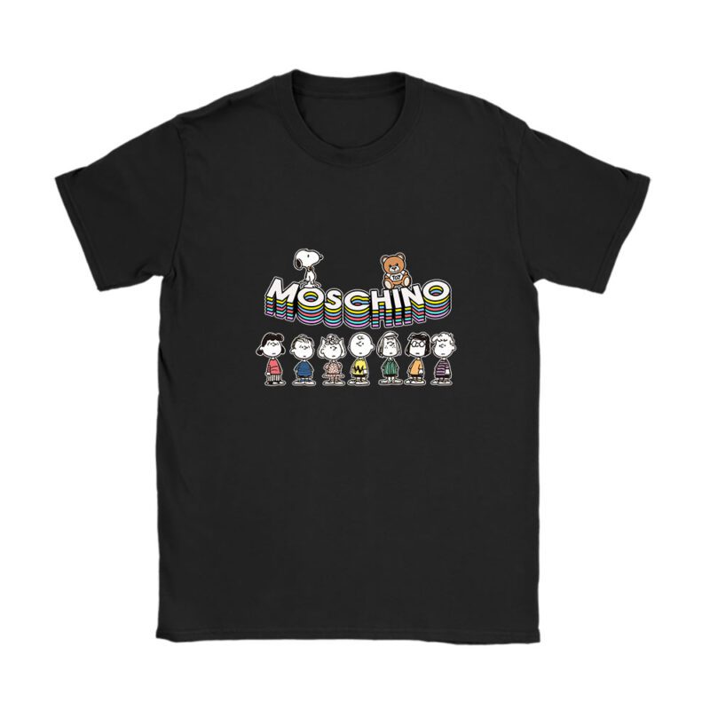 Snoopy Moschino Unisex T-Shirt Cotton Tee TAT7278