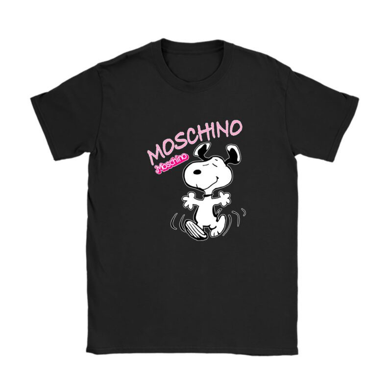 Snoopy Moschino Unisex T-Shirt Cotton Tee TAT7673