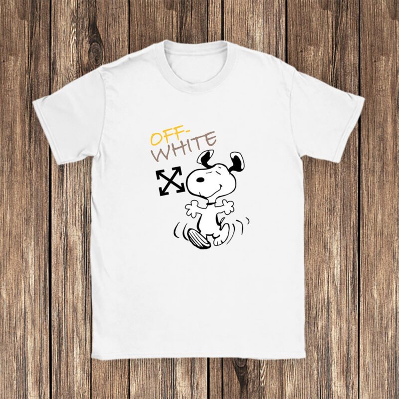 Snoopy Off White Unisex T Shirt Cotton Tee TAT7686 1
