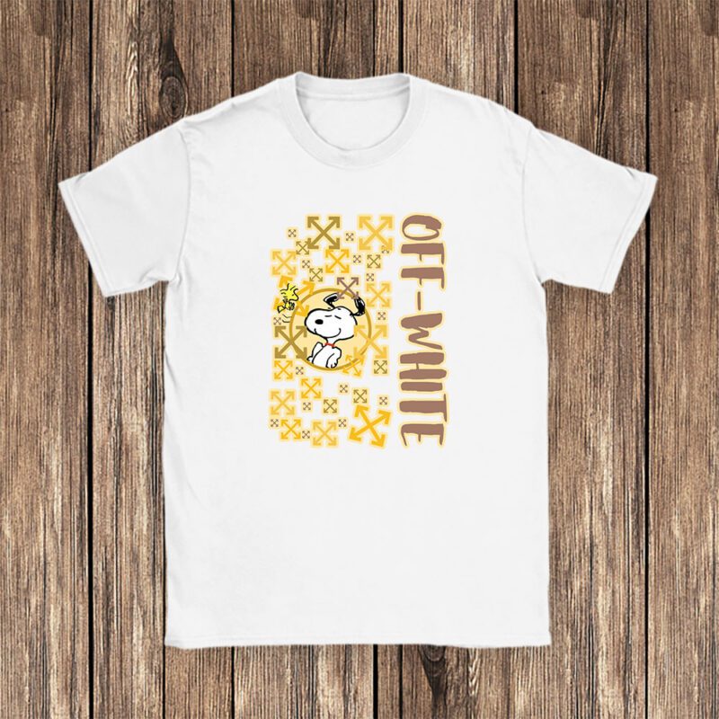 Snoopy Off White Unisex T Shirt Cotton Tee TAT8422 1