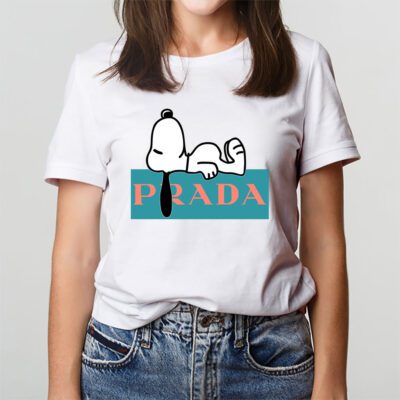 Snoopy Prada Unisex T Shirt Cotton Tee TAT14442 3