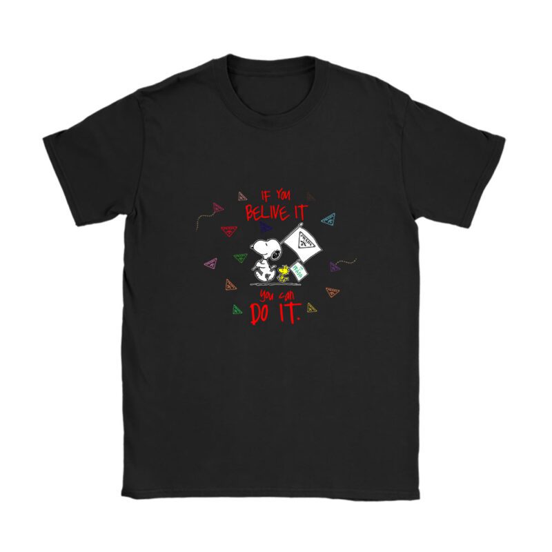 Snoopy Prada Unisex T-Shirt Cotton Tee TAT7343