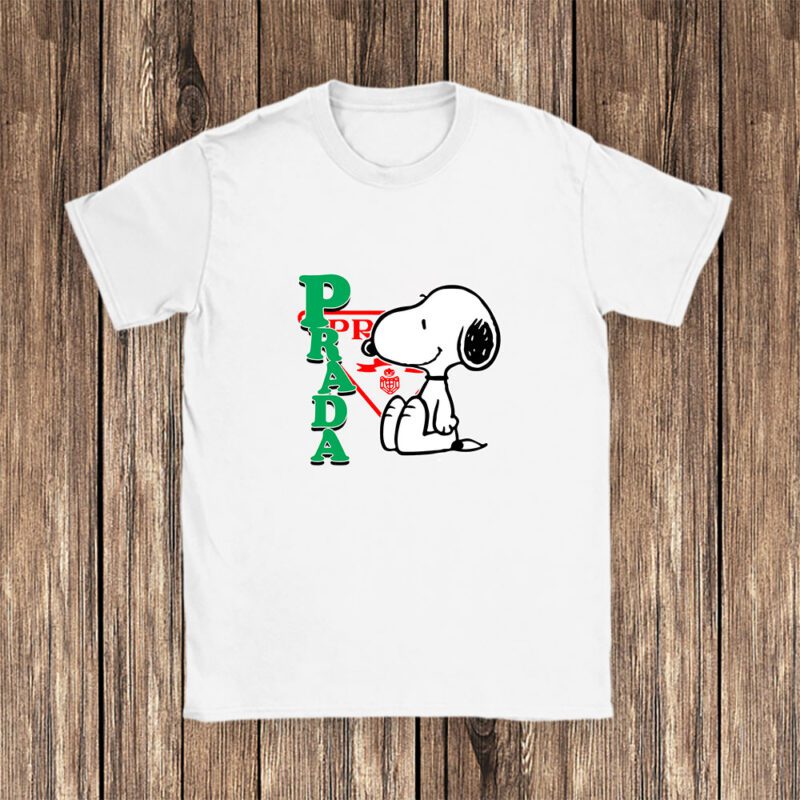 Snoopy Prada Unisex T Shirt Cotton Tee TAT7347 1