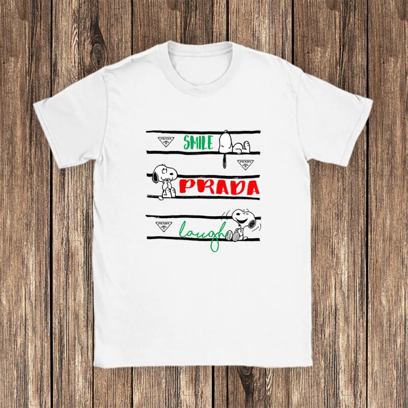 Snoopy Prada Unisex T Shirt Cotton Tee TAT7348 1