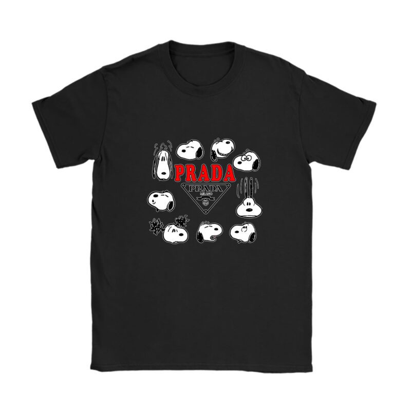Snoopy Prada Unisex T-Shirt Cotton Tee TAT7350
