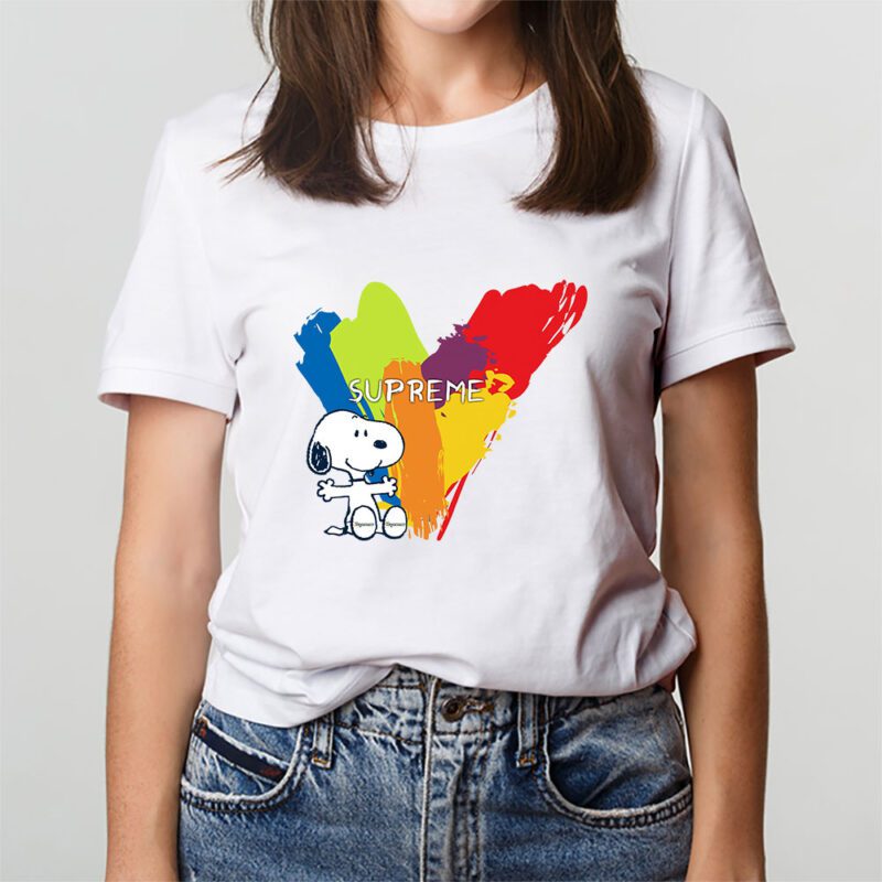 Snoopy Supreme Unisex T Shirt Cotton Tee TAT7371 3