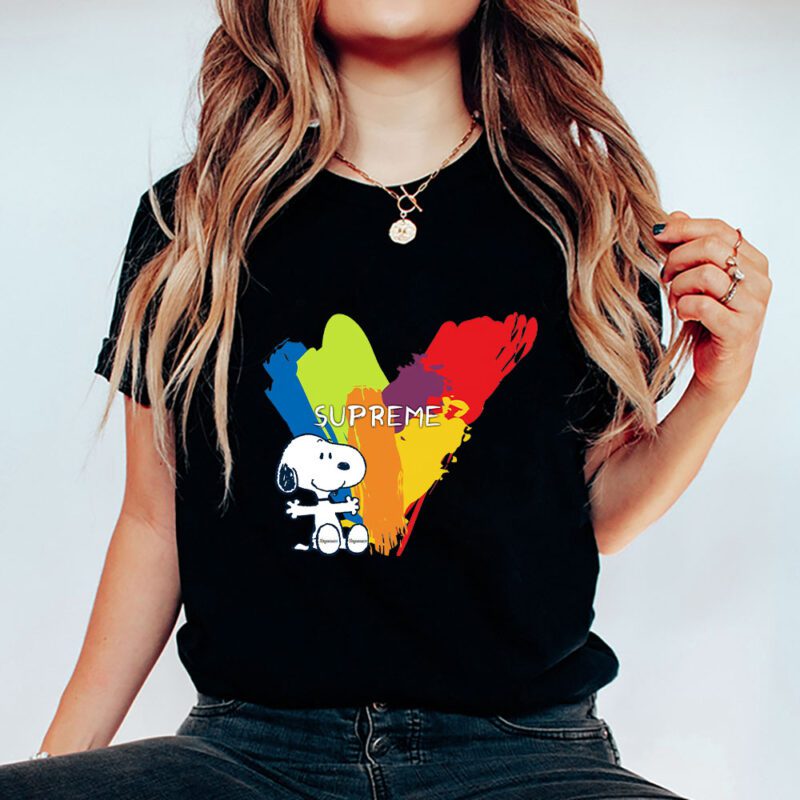 Snoopy Supreme Unisex T Shirt Cotton Tee TAT7371 5