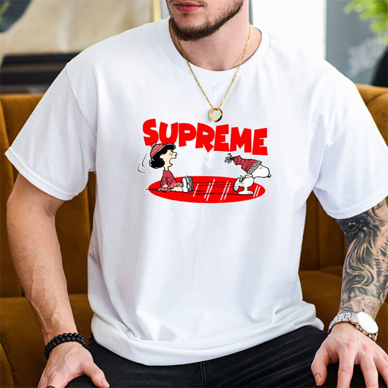 Snoopy Supreme Unisex T Shirt Cotton Tee TAT7372 2