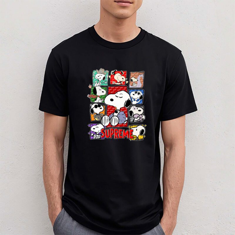 Snoopy Supreme Unisex T Shirt Cotton Tee TAT7373 4