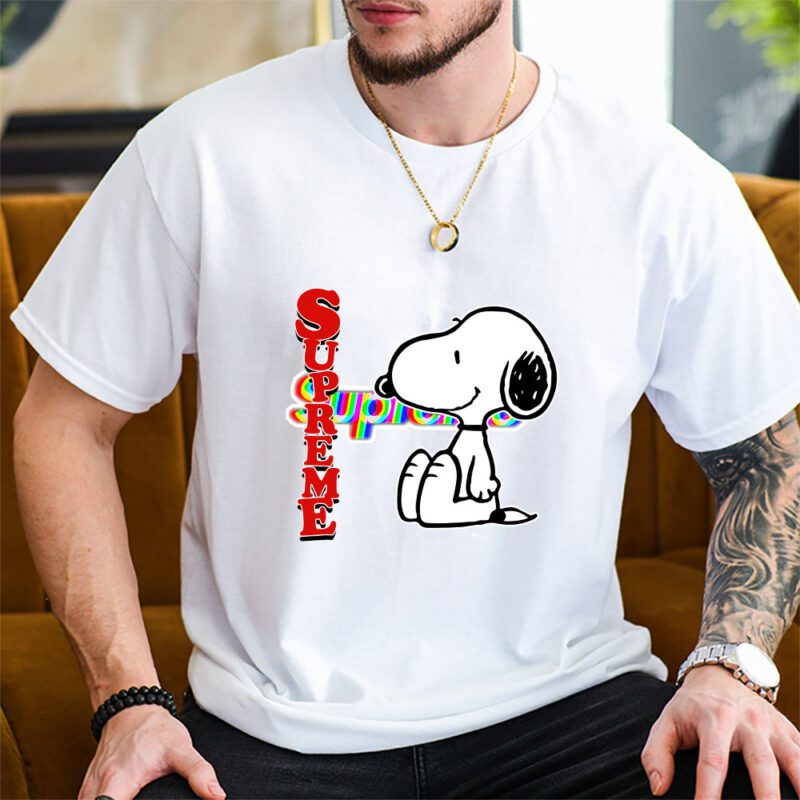 Snoopy Supreme Unisex T Shirt Cotton Tee TAT7374 2