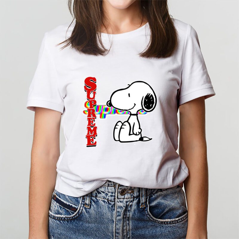 Snoopy Supreme Unisex T Shirt Cotton Tee TAT7374 3
