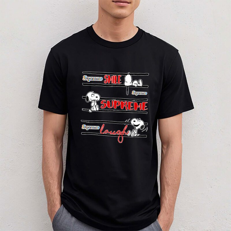 Snoopy Supreme Unisex T Shirt Cotton Tee TAT7375 4