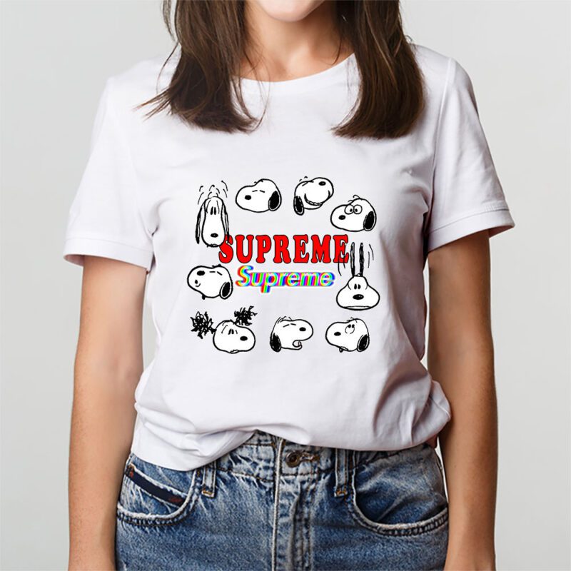 Snoopy Supreme Unisex T Shirt Cotton Tee TAT7377 3