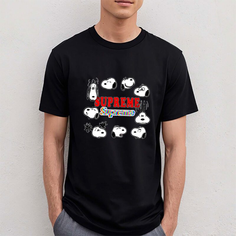 Snoopy Supreme Unisex T Shirt Cotton Tee TAT7377 4