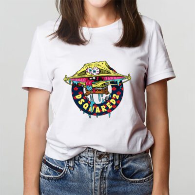 Spongebob Dsquared2 Unisex T Shirt Cotton Tee TAT10180 3