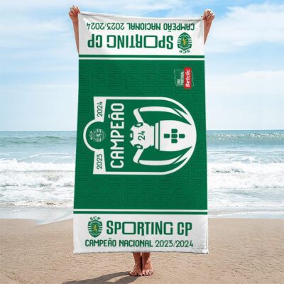 Sporting CP Rectangle Beach Towel WBT1089 1