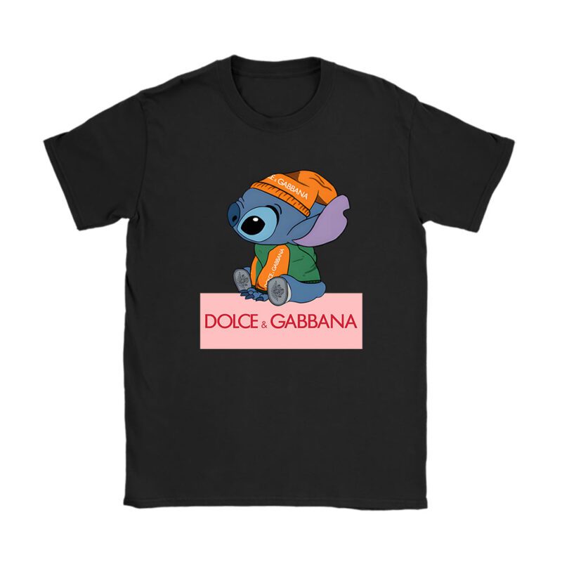 Stitch Dolce & Gabbana Unisex T-Shirt Cotton Tee TAT14378