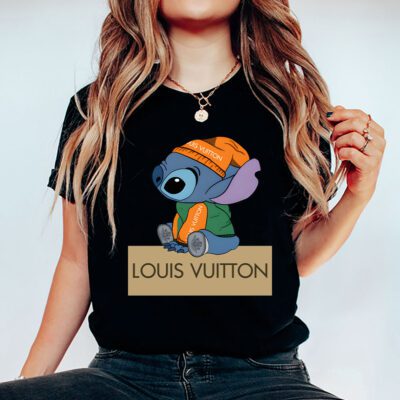 Stitch Louis Vuitton Unisex T Shirt Cotton Tee TAT14411 5
