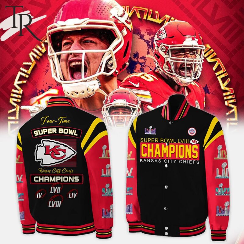 Super Bowl LVIII Champions Kansas City Chiefs Baseball Jacket TBJ1150