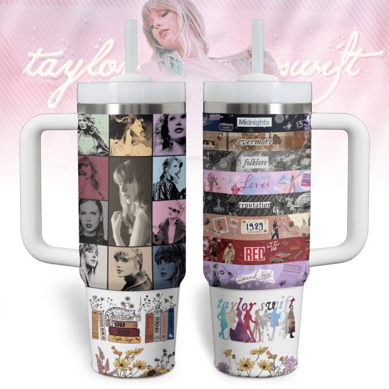 Taylor Swift Music Custom Stanley Quencher 40Oz Stanley Tumbler ZST1042